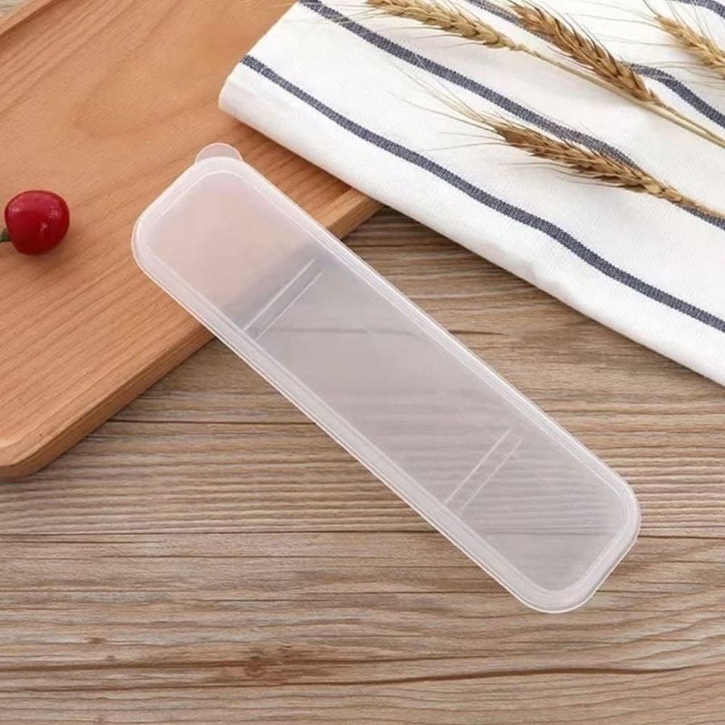 OriGlam Portable Flatware Box Travel Tableware Storage Case, Simple Tableware