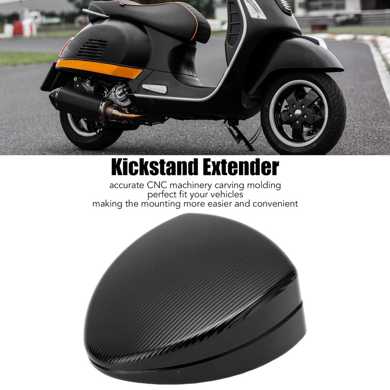 Motorcycle Side Stand Extension Pad Aluminium Alloy Anti Slip Replacement