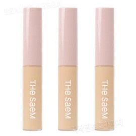 The Saem (Hyundai Hmall) The Saem Cover Perfection Fix Sealer 02 Rich Beige 3 pcs. / (현대Hmall) 더샘 커버 퍼펙션 픽실러 02 리치 베이지 3개