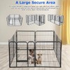 Pet Playpen 8 Panel 24”32”40” inch Indoor & Outdoor Folding