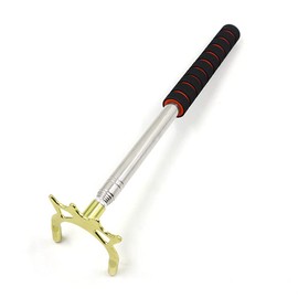Retractable Billiard Cue Stick, Retractable Billiard Bridge Stick, Removable Metal Bridge Head, Pool Cue Accessories (Black)