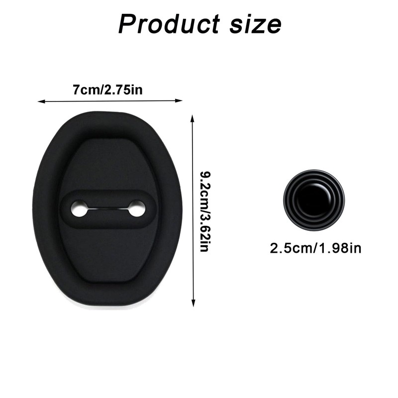 Car Silicone Door Latches Protective Cover,Car Door Lock Latches Cover