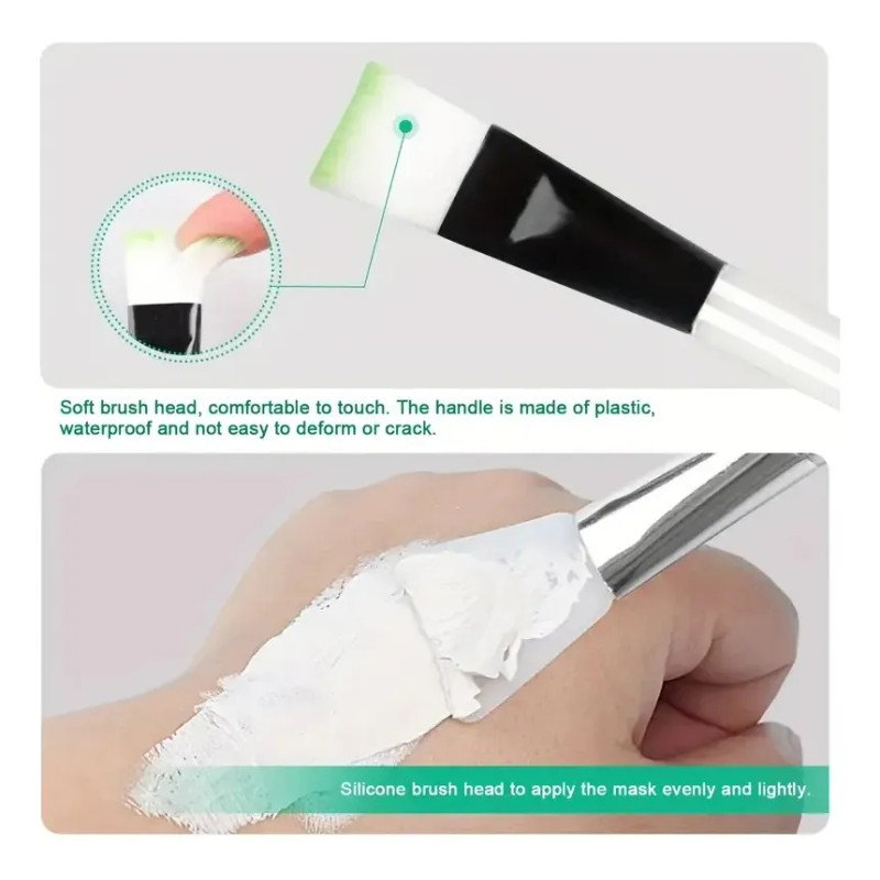 Mascarilla Bowl Preparación Facial Brochas