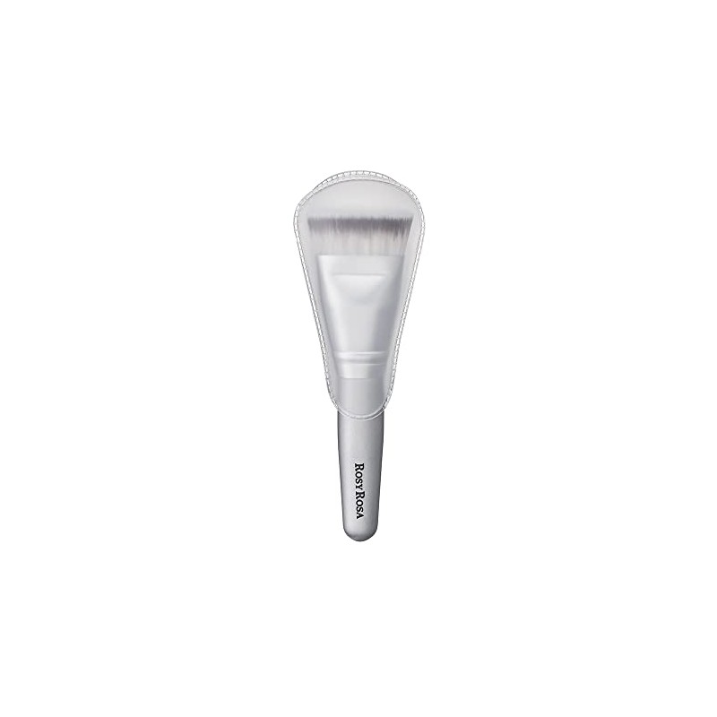 Rosie Rosa Multi-Foundation Brush [Makeup Brush for All Foundations] Silver,
