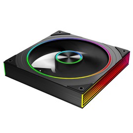 Jungle Leopard Transwarp14 ARGB Fan 140 mm, RGB Fan 140 mm, 140 mm RGB PWM, Case Fan 140 mm (Black, Forward)