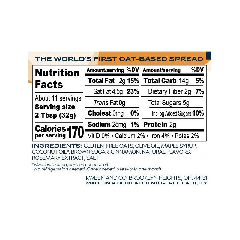 Oat Haus Cinnamon Roll Granola Butter - Sweet Flavor, Organic