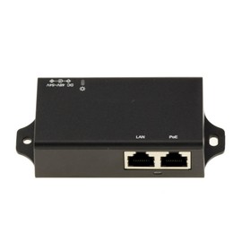 KALEA-INFORMATIQUE Power over Ethernet Power Supply Injector 1 Port 30W Compatible with PoE IEEE802.3af and PoE+ IEEE802.3at Included with a Power Supply 52V 0.65A