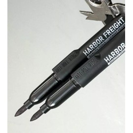 2pc Carbon Fiber HARBOR FREIGHT , EDC Pen Tool, Paracord Knot Tool,  Sharpie