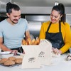 Pack of 3 Linen Bread Bags, Bread Bags Storage, Keep