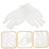 Operitacx 12 Pair Thickened Cotton White Gloves Durable Work and