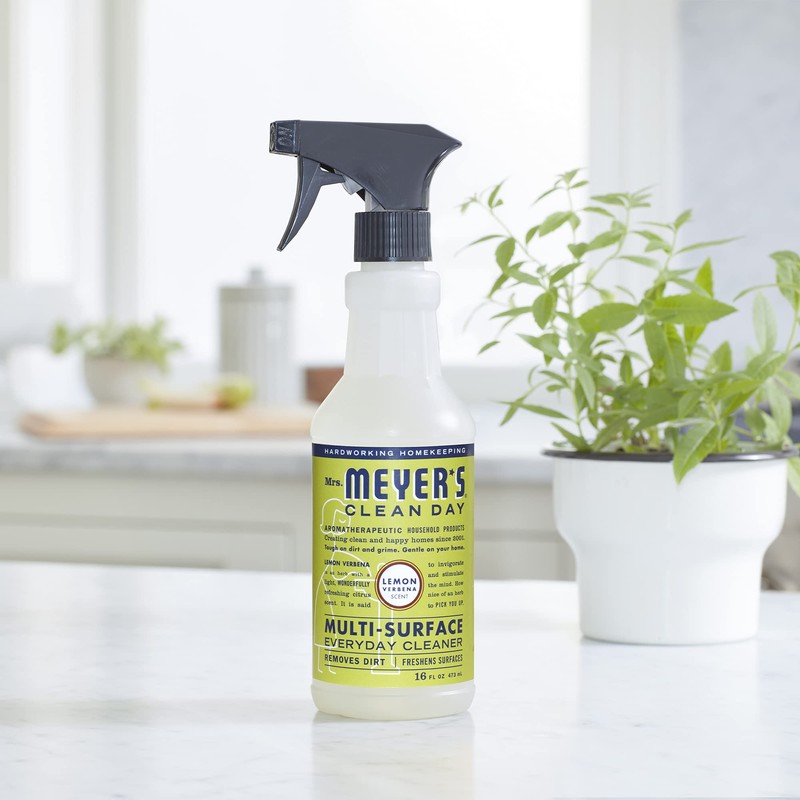 MRS. MEYER'S CLEAN DAY All-Purpose Cleaner Spray, Lemon Verbena, 16