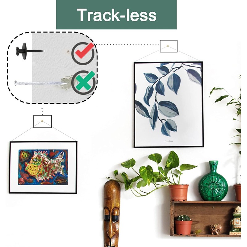 Tapestry Wall Hanging Kit - 30 PCS Double Headed Thumb
