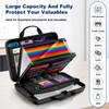 HIBWN Fireproof Document Box, Hard Case Fireproof File Organizer with