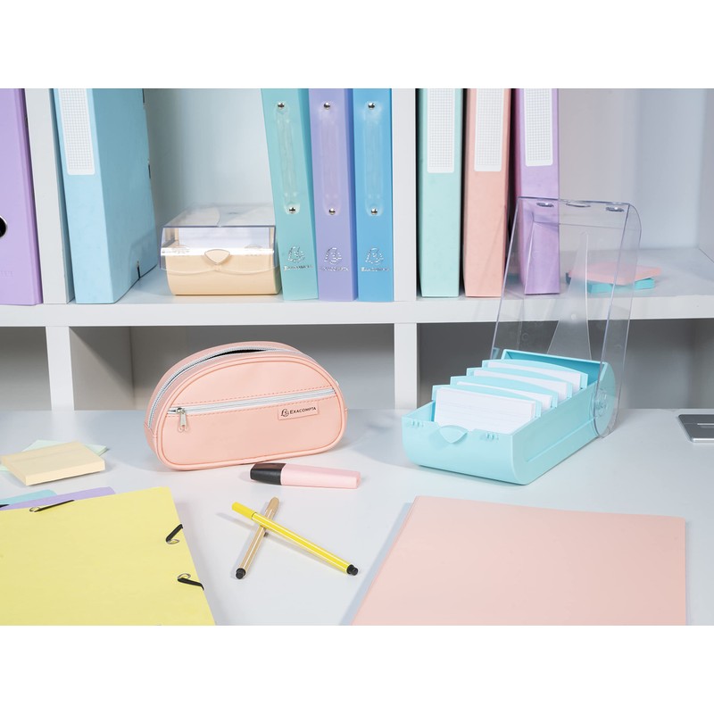 Exacompta Bunnybox 5346223D Flashcard File Pastel Blue DIN A7 Landscape