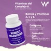 Women Multivitamin Vitaminas Mujer Performance Energia Vitalidad Piel Saludable 180