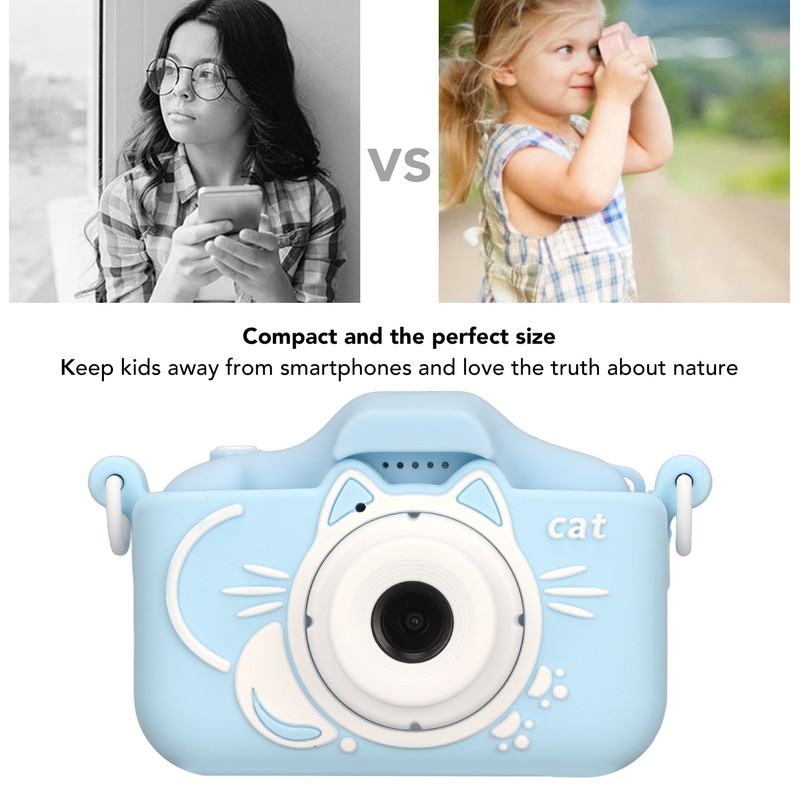 2.0in Kids Digital Camera Cute Compact Shoot Video Games MP3