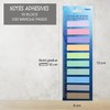 WAYTEX 800 Sticky Notes Reusable Laminated Bookmarks, 10 Colours, 4
