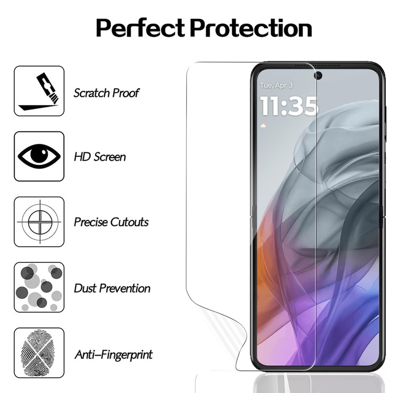 [2 Sets 6 PCS ] Hydrogel Screen Protector for Motorola