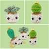 CrochetBox CROCHET BOX Complete Crochet Set for Beginners, Succulent Crochet