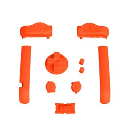 eXtremeRate Orange Replacement Full Set Buttons for Gameboy Advance GBA - Handheld Game Console NOT Included