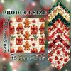 GLKTOPO Poinsettia Christmas Scrapbook Paper, 24 Sheets 6 Inches Single-Sided
