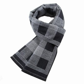VICSPORT Warm Winter Scarf Men Autumn Elegant Plaid Scarves