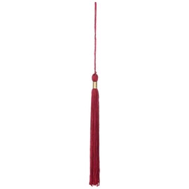 LIERYS Tassel Tassel for Graduation Hat - Flexible Adjustable - Accessory with Elegance - Versatile - Cross-Seasons - Unisex Design, bordeaux