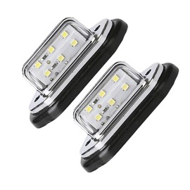 ULTECHNOVO 2pcs Led Car License Plate Light Tail Light for Trucks and Electric Vehicles Easy Installation Design Compatibility