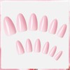 AddFavor Press on Nails Almond Medium Fake Nails Press ons,