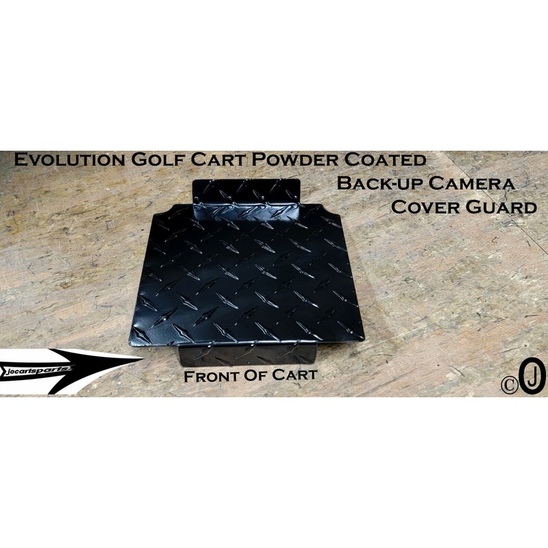 Fits Evolution Golf Cart Back-up Camera Cover in Powder Coated