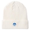 North Sails Logo Beanie One Size, White