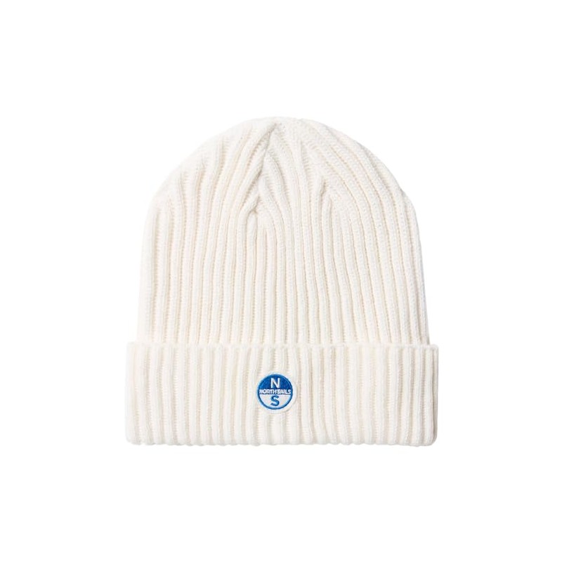 North Sails Logo Beanie One Size, White