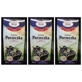 Malwa Herbata Susz Owocowy- Czarna Porzeczka (Dried Fruit- Blackcurrant) Tea, Poland, Pack of 3, 80 g/2.82 oz