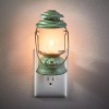Enchanted Farmhouse Green Lantern Night Light Plug In