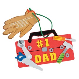 Dad Tool Chest Foam Ornament Craft Kit - Crafts for Kids and Fun Home Activities