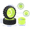 Rowiz 4 X Green RC 1:10 Scale On-Road Car Tires