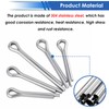 Seept 230Pcs Cotter Pins 304 Stainless Steel Cotter Pins Assortment