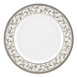 Lenox Opal Innocence Silver Bread, Butter Plate, Metallic