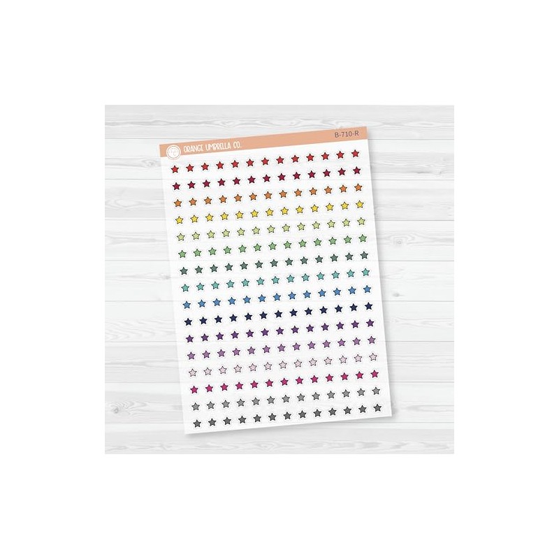 Tiny Star Planner Stickers from Kits | Clear Matte |