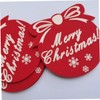 CAXUSD 10pcs Christmas Felt Coasters Decorative Cup Mats Adorable Patterns
