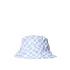 Happy Nation Girls Reversible Bucket Hat, Optic White Check, Small/Medium