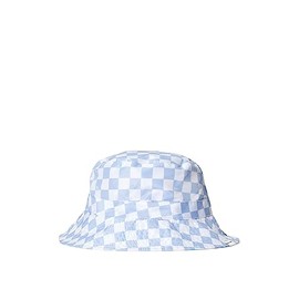 Happy Nation Girls Reversible Bucket Hat, Optic White Check, Small/Medium