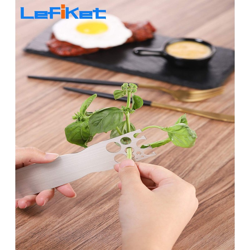 Herb Stripper Tool, Stainless Steel Herb Leaf Stripper Cilantro for