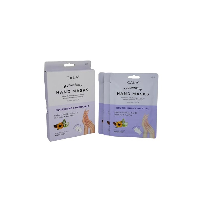 CALA - Mascarillas hidratantes para manos (3 unidades)