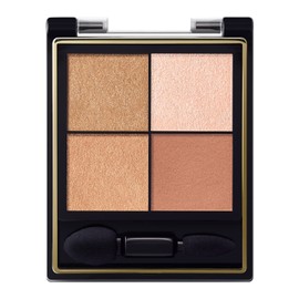 Excel CX01 Real Close Shadow (Tassels Mule) Nuance Color Eyeshadow Palette, 4 Colors, 3 Textures (Glossy, Lame, Matte) 1 Piece (x1)
