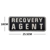 Recovery Agent Embroidered Appliqué Patches Tactical Military Morale Patch, Sewing