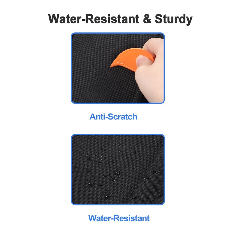 LIGHTMEUP Wheelchair Side Bag with Cup Holder Oversized Zipper Pull