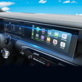WEIPIN For 2026 Hyundai Palisade& 2025 Ioniq 9 Screen Protector 12.3 Inch Full-Coverage One-Piece Nano Anti-Scratch Ultra-Tough Touchscreen *2 Accessories - No More Scratch&Fingerprint