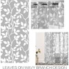 MRTREES Bedroom Curtains Voile with Eyelets and Curtains Transparent with