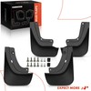 A-Premium Set of 4PCS Mud Flaps Splash Guards Mudflaps Mudguards